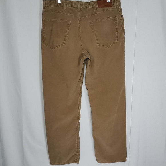 Lands' End Traditional Fit Tan Corduroy Pants - Picture 7 of 11